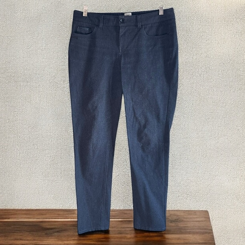 ❄️ 50% off winter Ecru gray straight leg stretch designer fashion pants 6